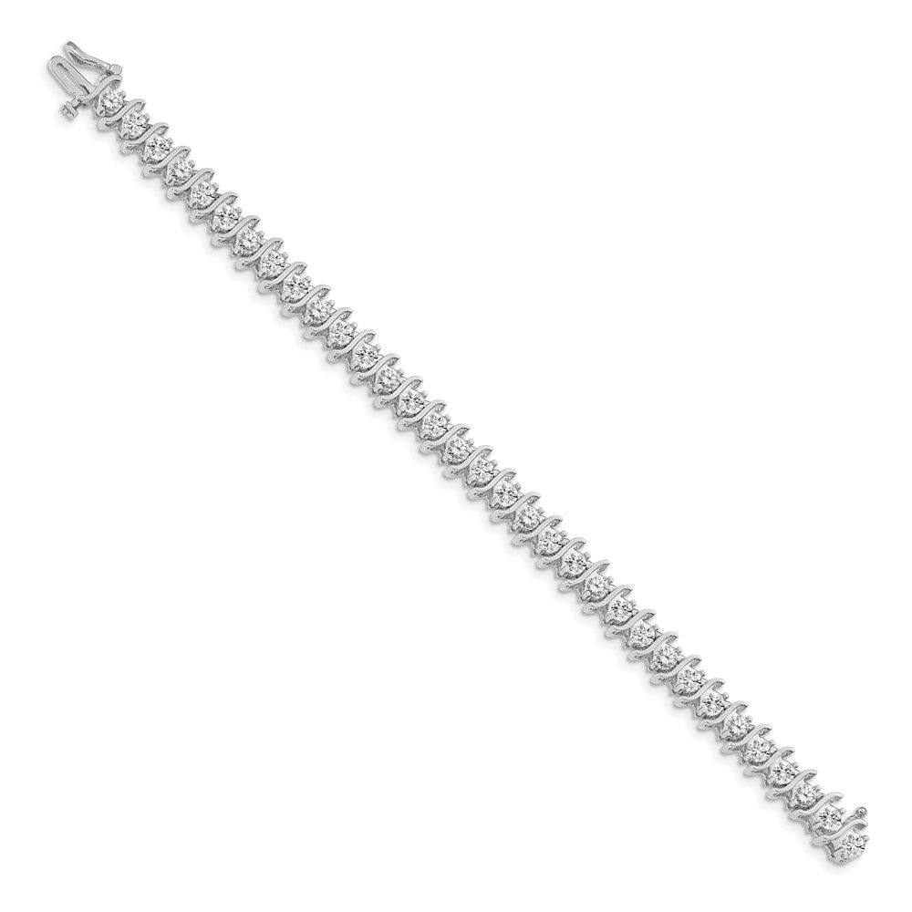 Gold Diamond S Link Bracelets