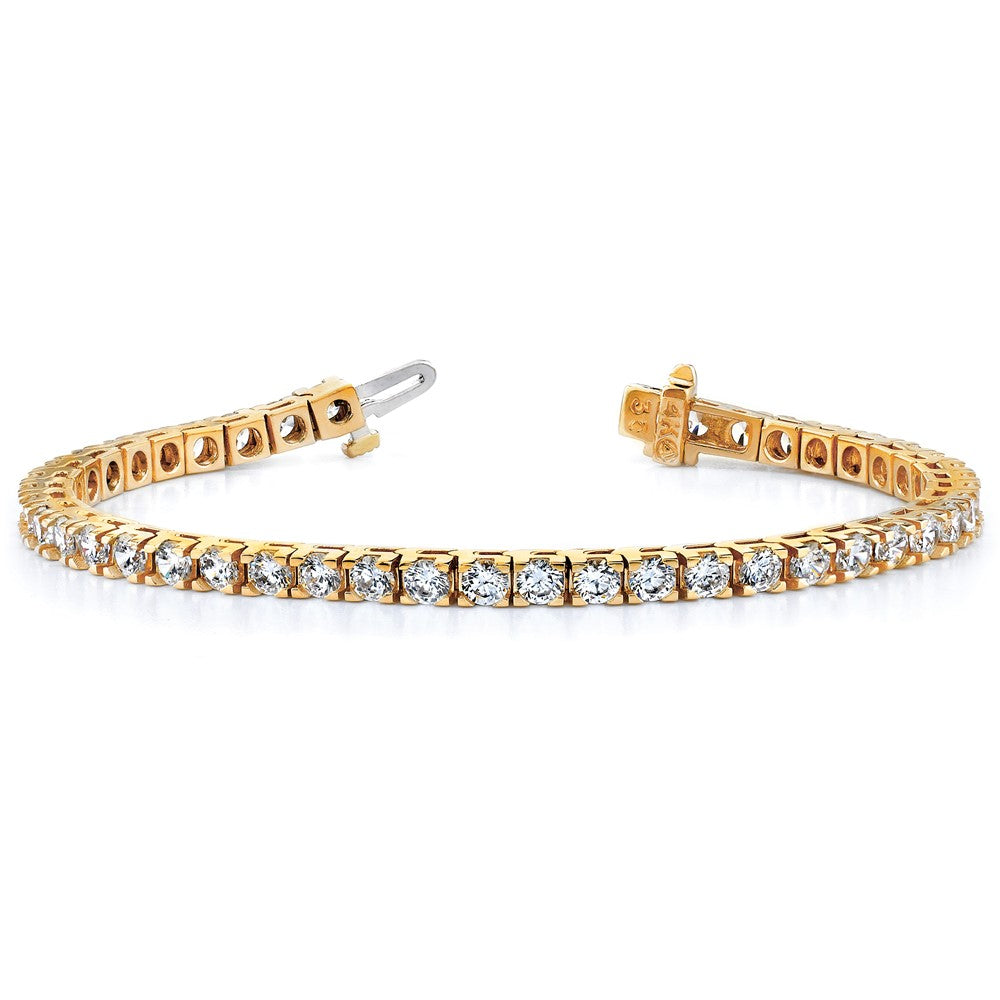 Gold Diamond Tennis Bracelets