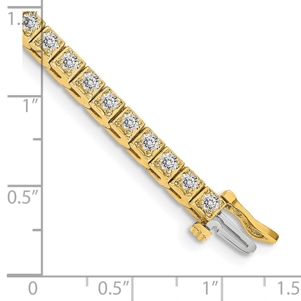 Gold Diamond Tennis Bracelets