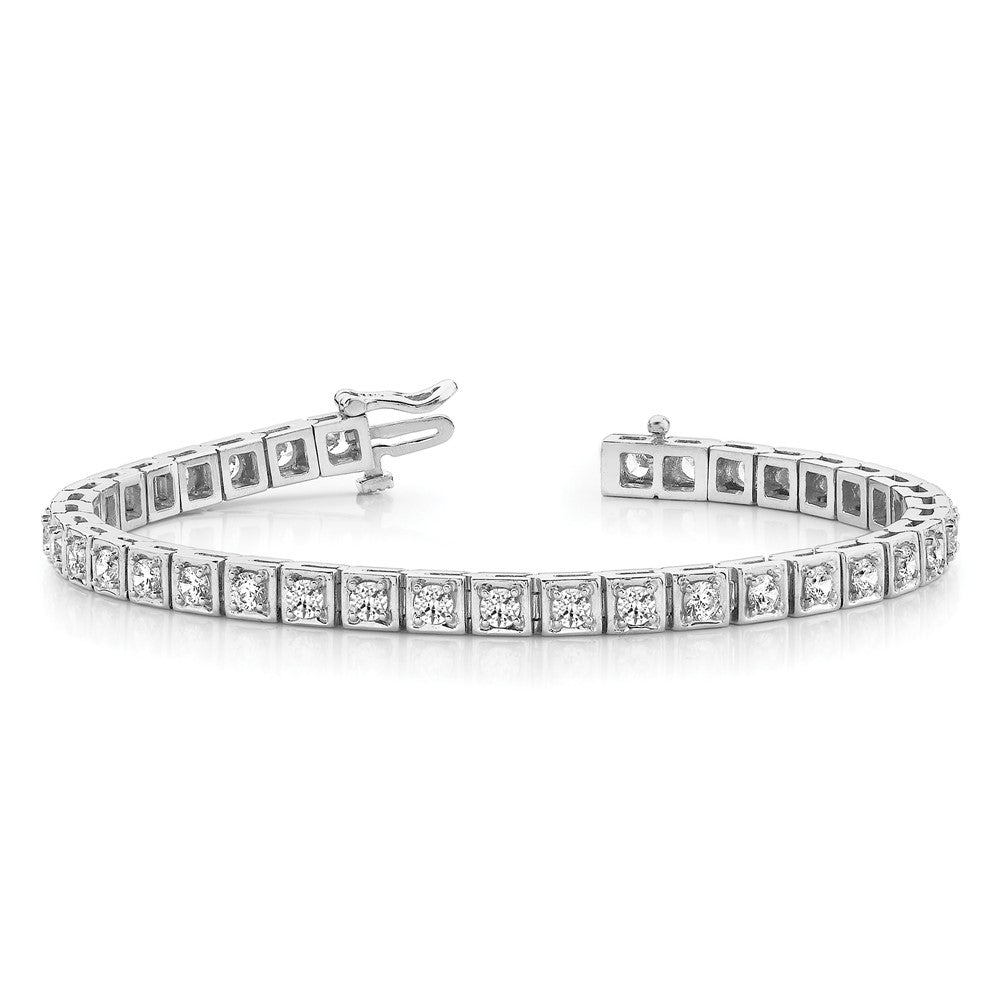 Gold Diamond Tennis Bracelets
