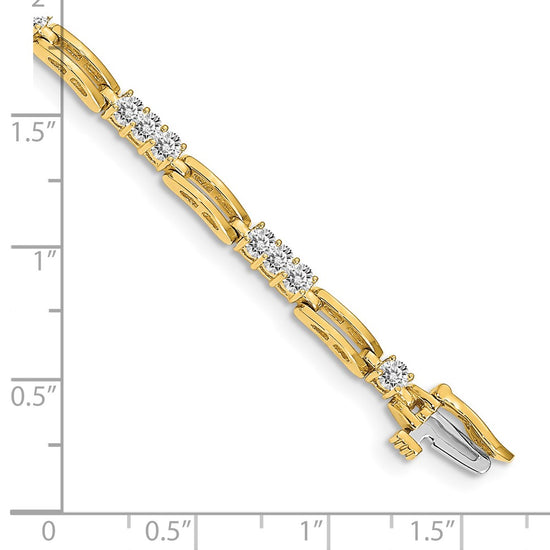 Gold Diamond Tennis Bracelets