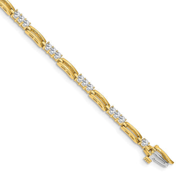 Gold Diamond Tennis Bracelets