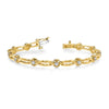 Gold Diamond Tennis Bracelets