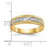 14k and Rhodium AA Quality 1/20 carat Diamond Trio Mens Complete Wedding Band