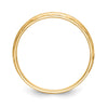 14k AA Quality 1/20 carat Diamond Trio Mens Complete Wedding Band