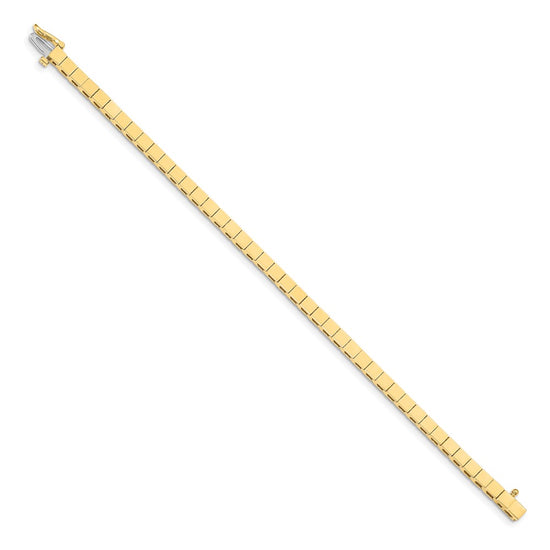 14k Holds 43 Stones up to 3mm Square Add-a-Diamond 7 inch Bracelet