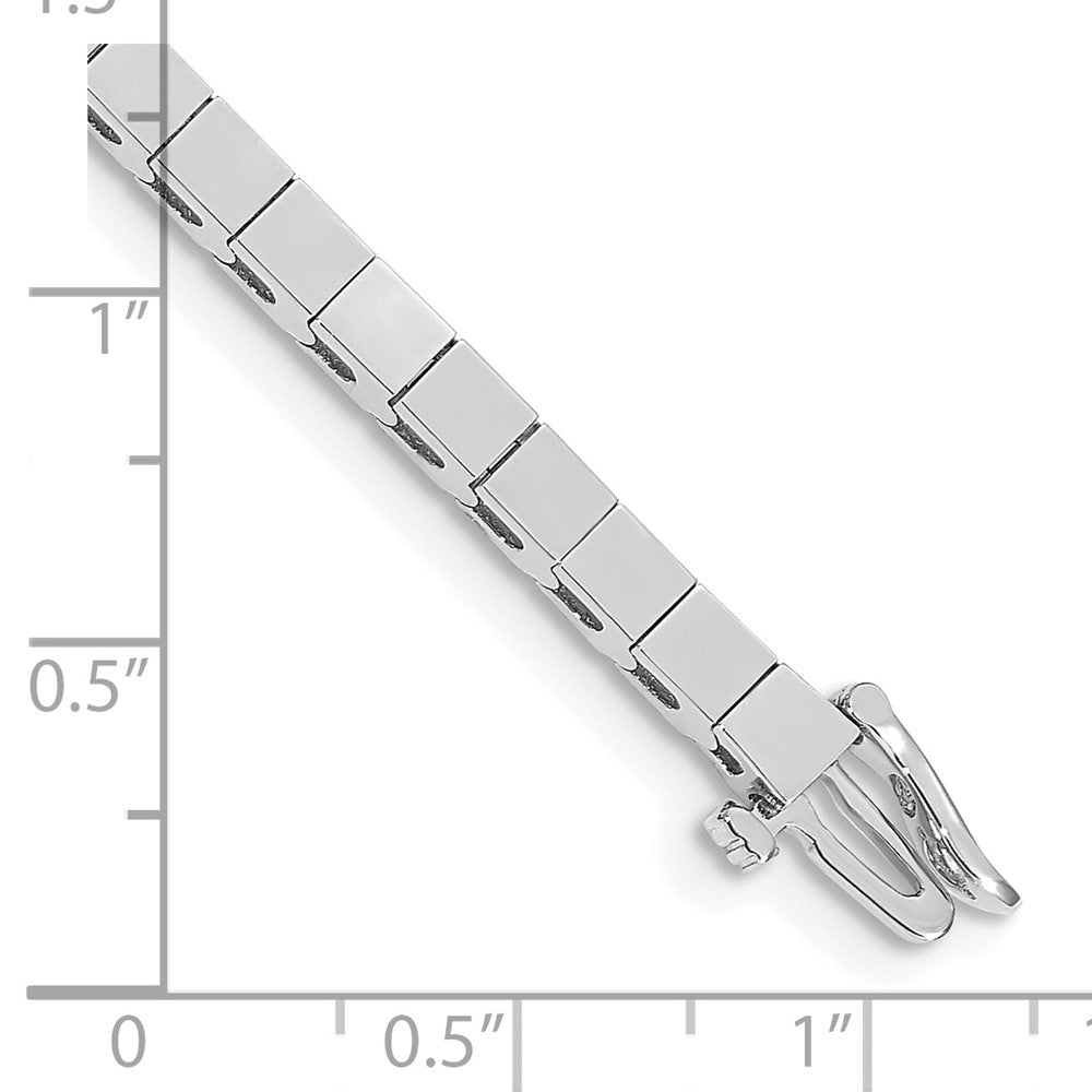 14k White Gold Holds 43 Stones up to 3mm Square Add-a-Diamond 7 inch Bracelet