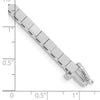 14k White Gold Holds 43 Stones up to 3mm Square Add-a-Diamond 7 inch Bracelet
