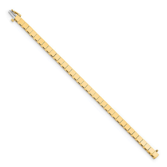 14k Holds 36 Stones up to 3.5mm Square Add-a-Diamond 7 inch Bracelet