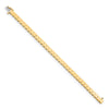 14k Holds 36 Stones up to 3.5mm Square Add-a-Diamond 7 inch Bracelet