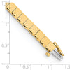 14k Holds 36 Stones up to 3.5mm Square Add-a-Diamond 7 inch Bracelet