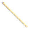 14k Holds 33 Stones up to 4mm Square Add-a-Diamond 7 inch Bracelet