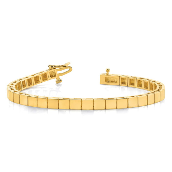 14k Holds 33 Stones up to 4mm Square Add-a-Diamond 7 inch Bracelet