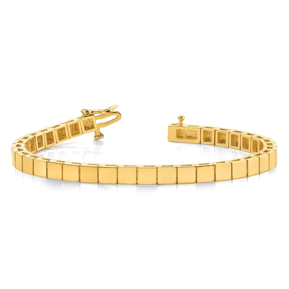 14k Holds 33 Stones up to 4mm Square Add-a-Diamond 7 inch Bracelet