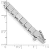 14k White Gold Holds 33 Stones up to 4mm Square Add-a-Diamond 7 inch Bracelet