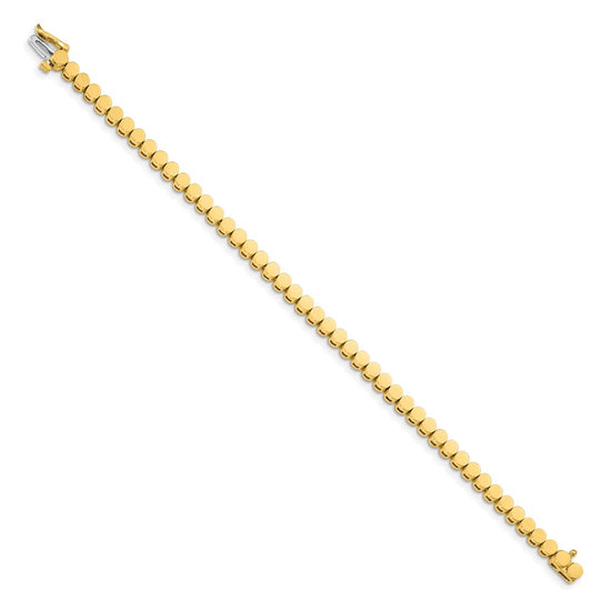 14k Holds 47 Stones up to 2.75mm Round Add-a-Diamond 7 inch Bracelet