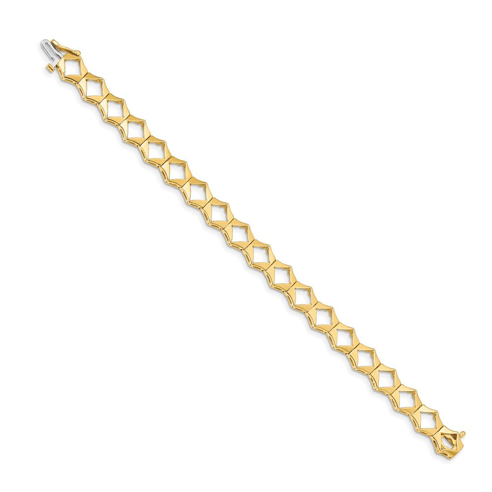 14k Holds 19 Stones up to 3.25mm Add-a-Diamond 7 inch Tennis Bracelet