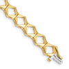 14k Holds 19 Stones up to 3.25mm Add-a-Diamond 7 inch Tennis Bracelet