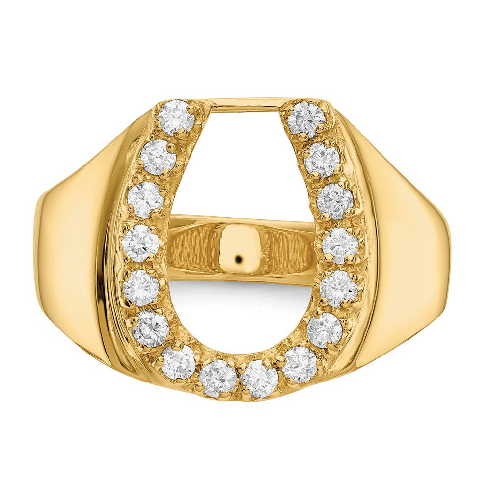 Men's Diamond Horseshoe Rings