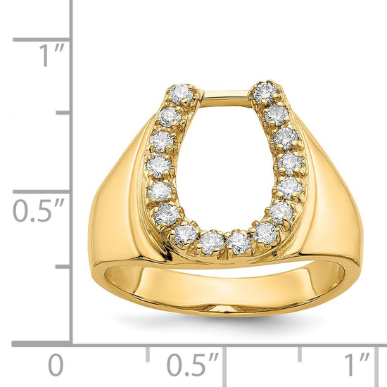 Men's Diamond Horseshoe Rings