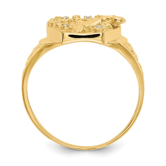 Men's Diamond Horseshoe Rings