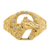 Men's Diamond Horseshoe Rings