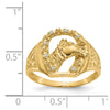 Men's Diamond Horseshoe Rings