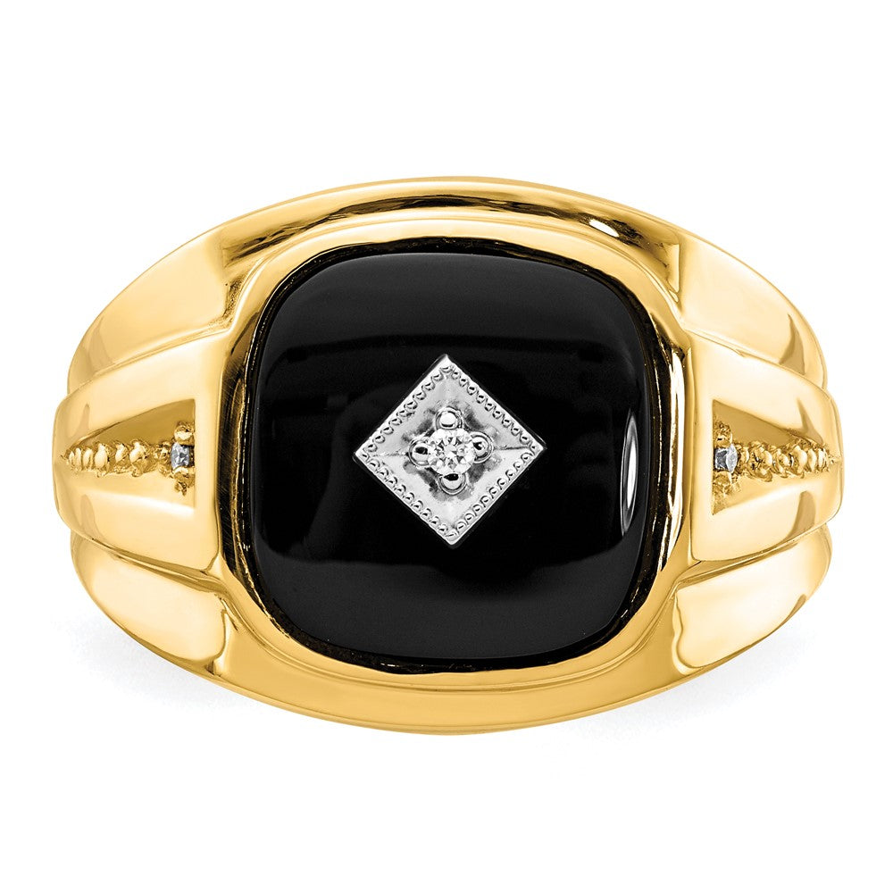 Men's Onyx & Diamond Rings