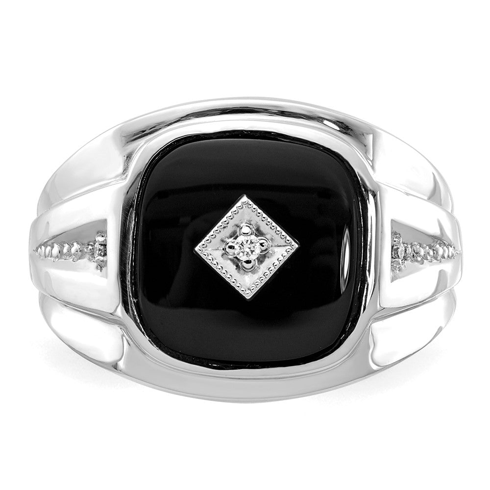 Men's Onyx & Diamond Rings