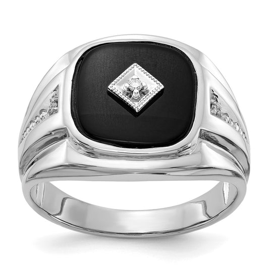 Men's Onyx & Diamond Rings