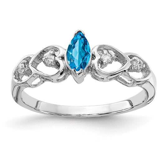 Marquise Gemstone & Diamond rings