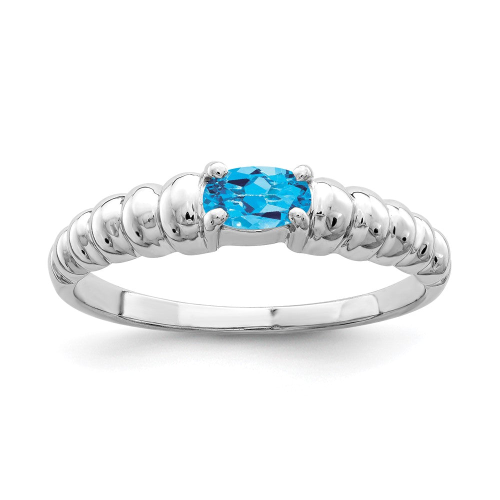 5x3mm Oval Gemstone Rings