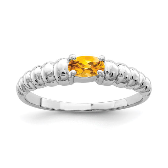 5x3mm Oval Gemstone Rings