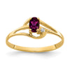 Oval Gemstone & Diamond Rings