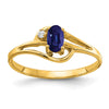 Oval Gemstone & Diamond Rings