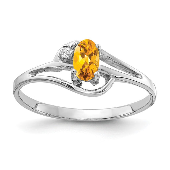 Oval Gemstone & Diamond Rings