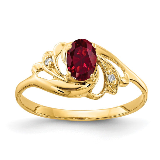 Oval Gemstone & Diamond rings
