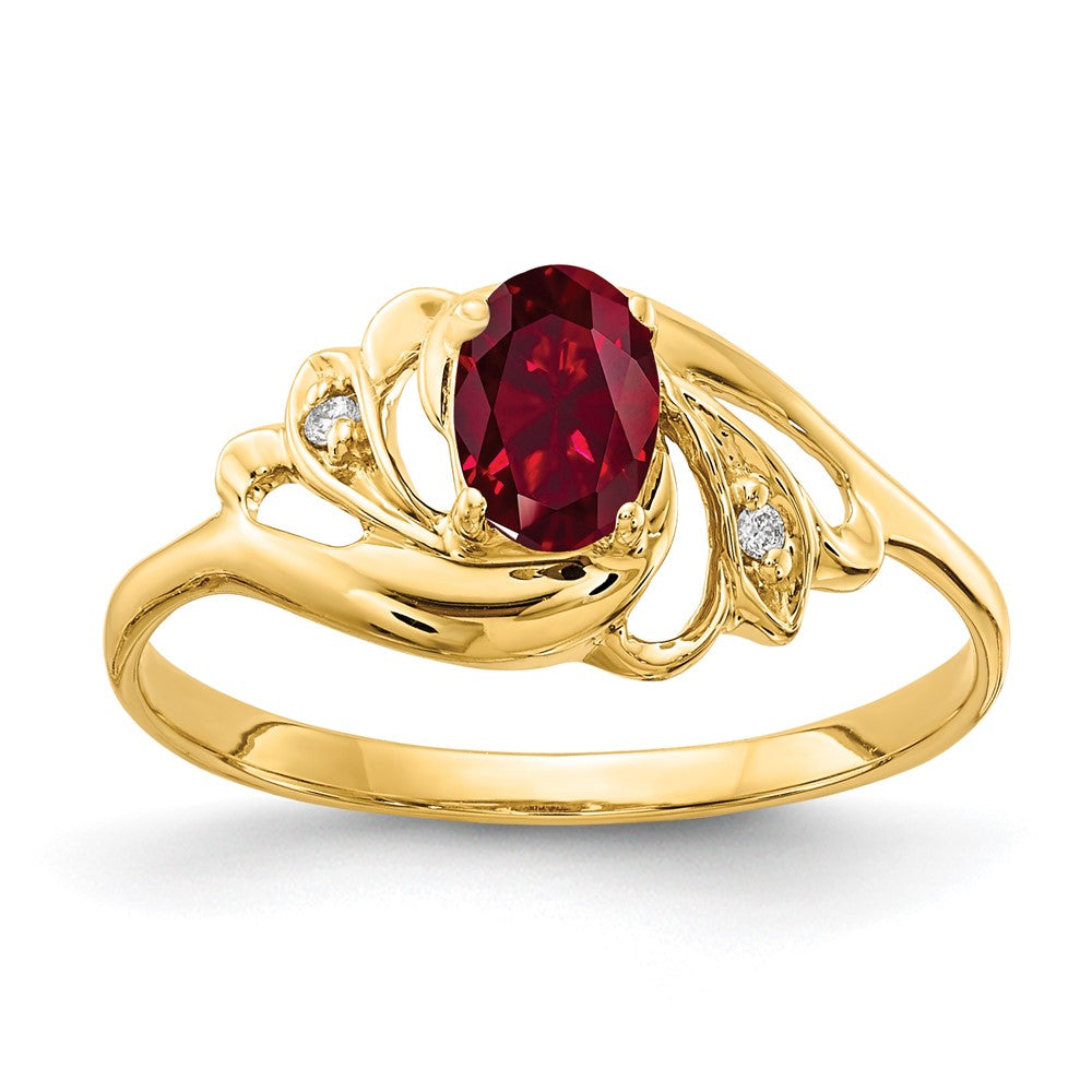 Oval Gemstone & Diamond rings