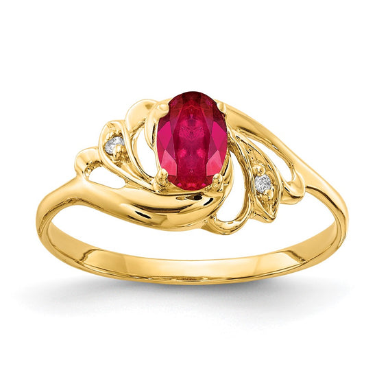Oval Gemstone & Diamond rings