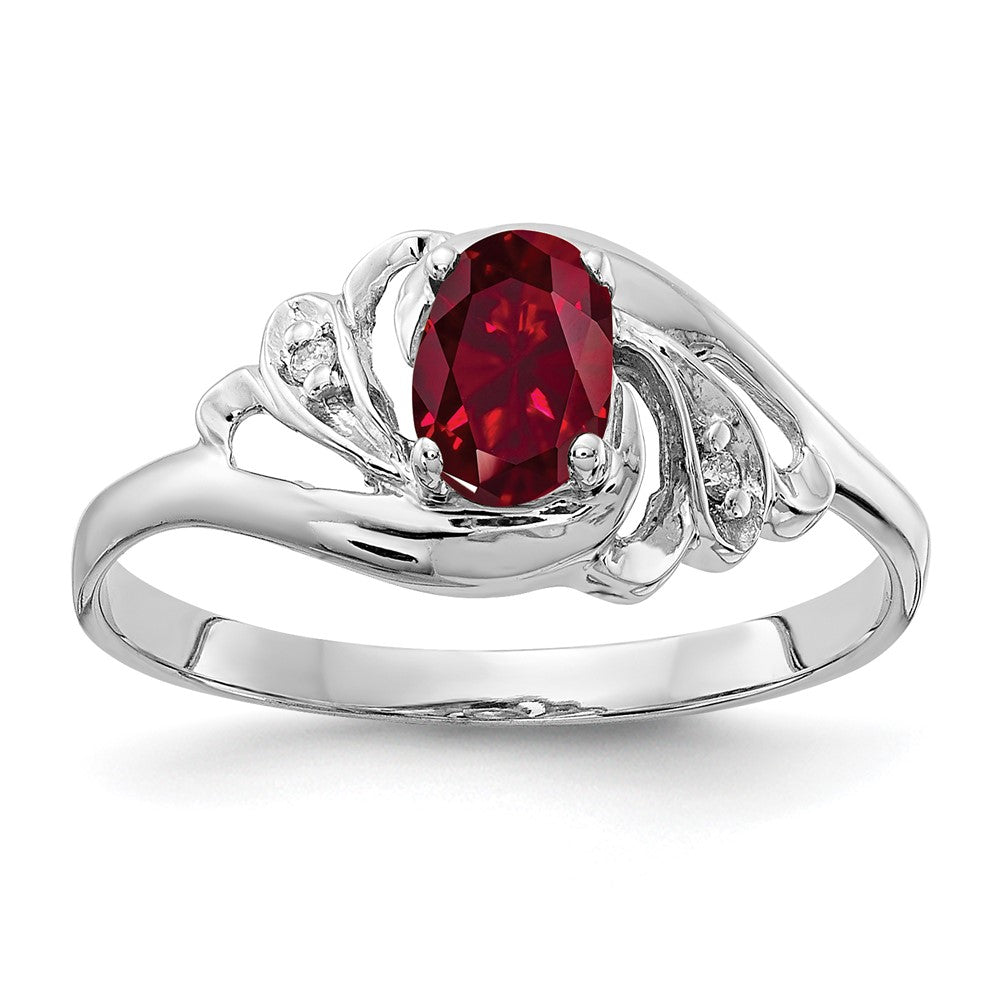 Oval Gemstone & Diamond Rings