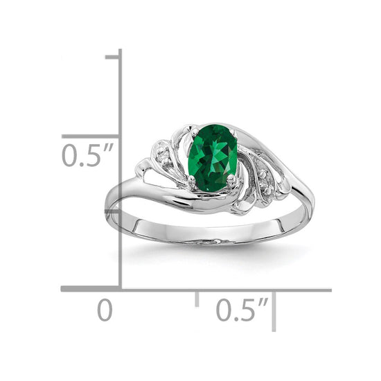 Oval Gemstone & Diamond Rings