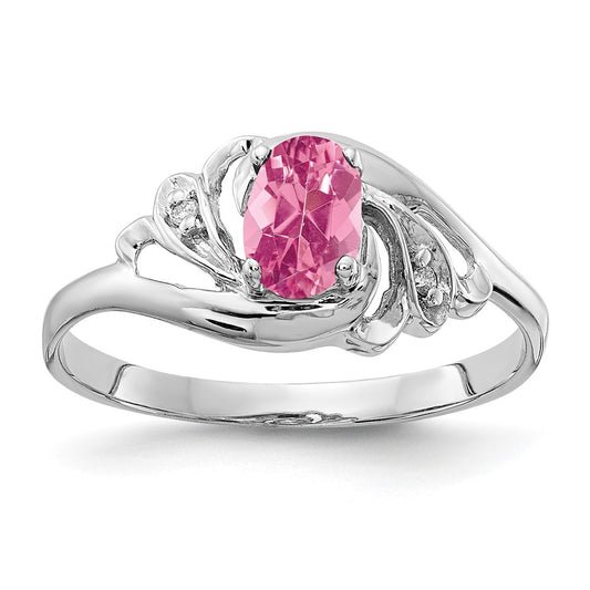 Oval Gemstone & Diamond Rings