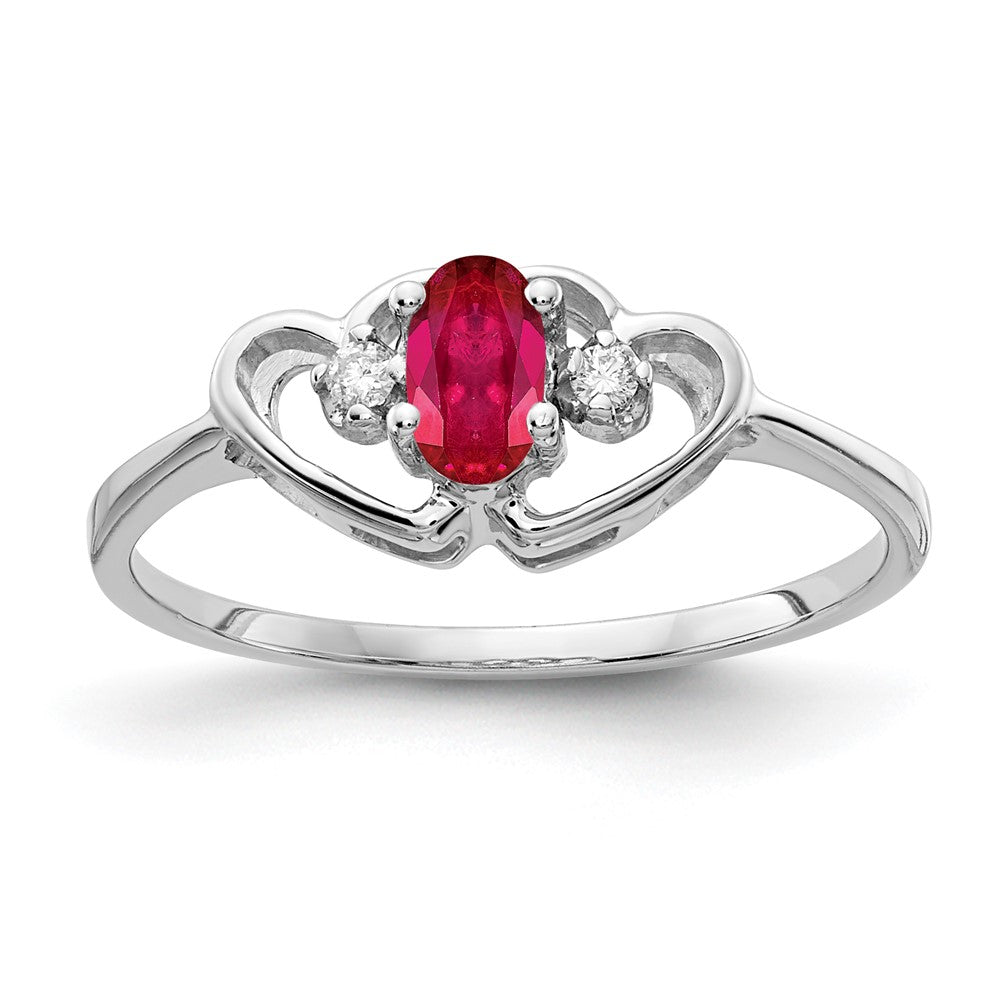 Oval Gemstone & Diamond Rings