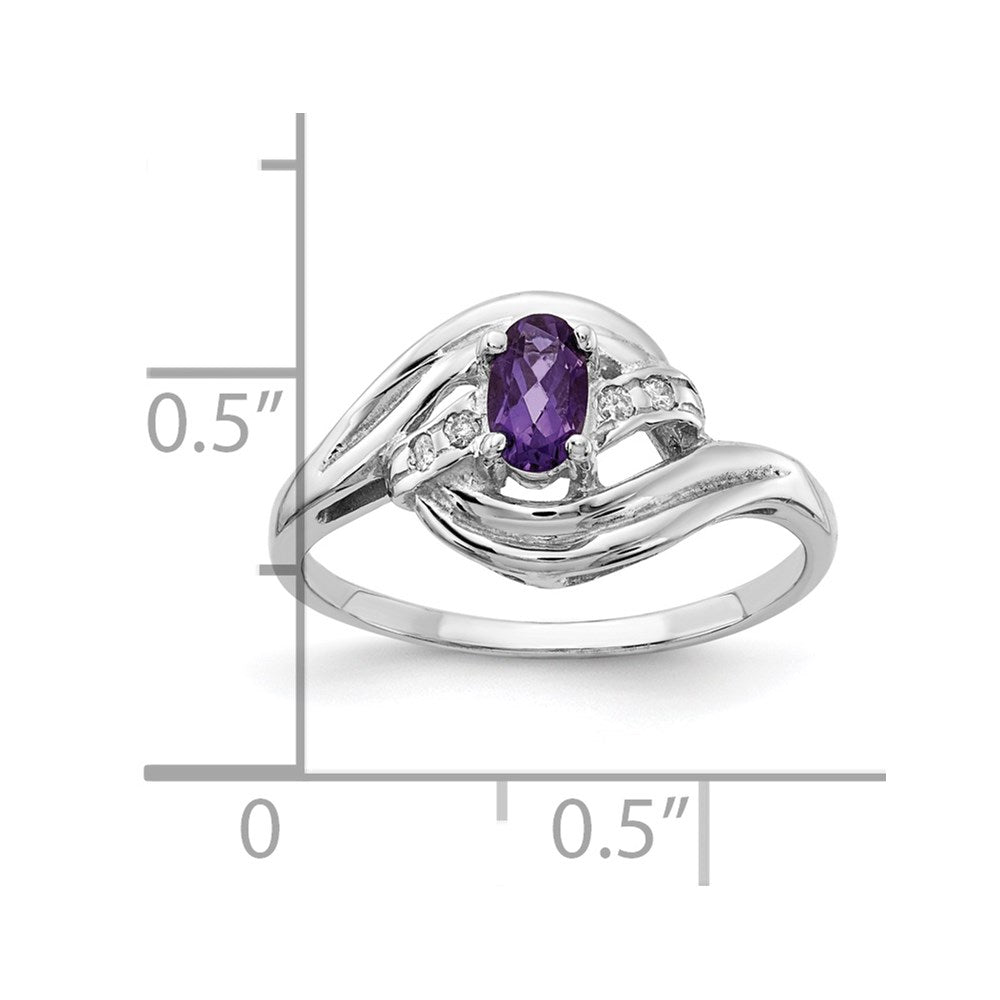 5x3mm Oval Gemstone & Diamond Rings
