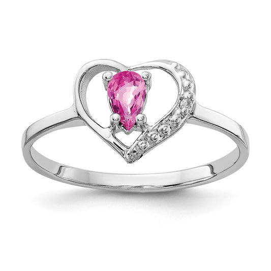 Pear Gemstone & Diamond Rings