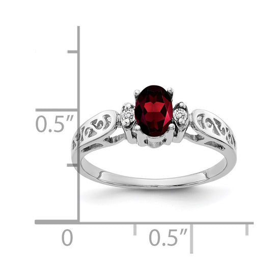 Oval Gemstone & Diamond Rings