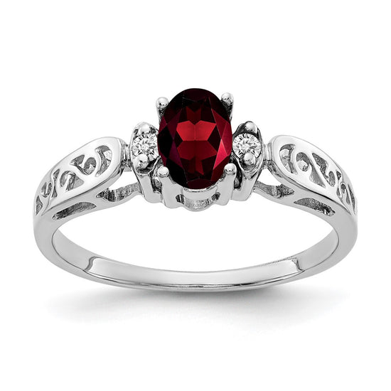 Oval Gemstone & Diamond Rings