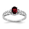 Oval Gemstone & Diamond Rings