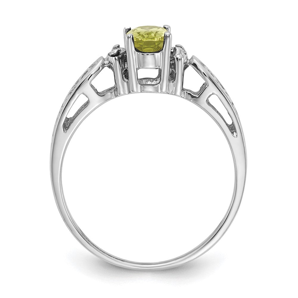 Oval Gemstone & Diamond Rings