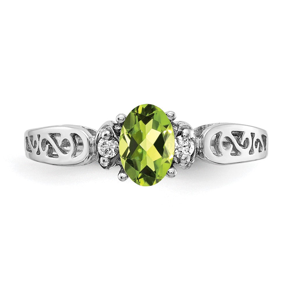 Oval Gemstone & Diamond Rings